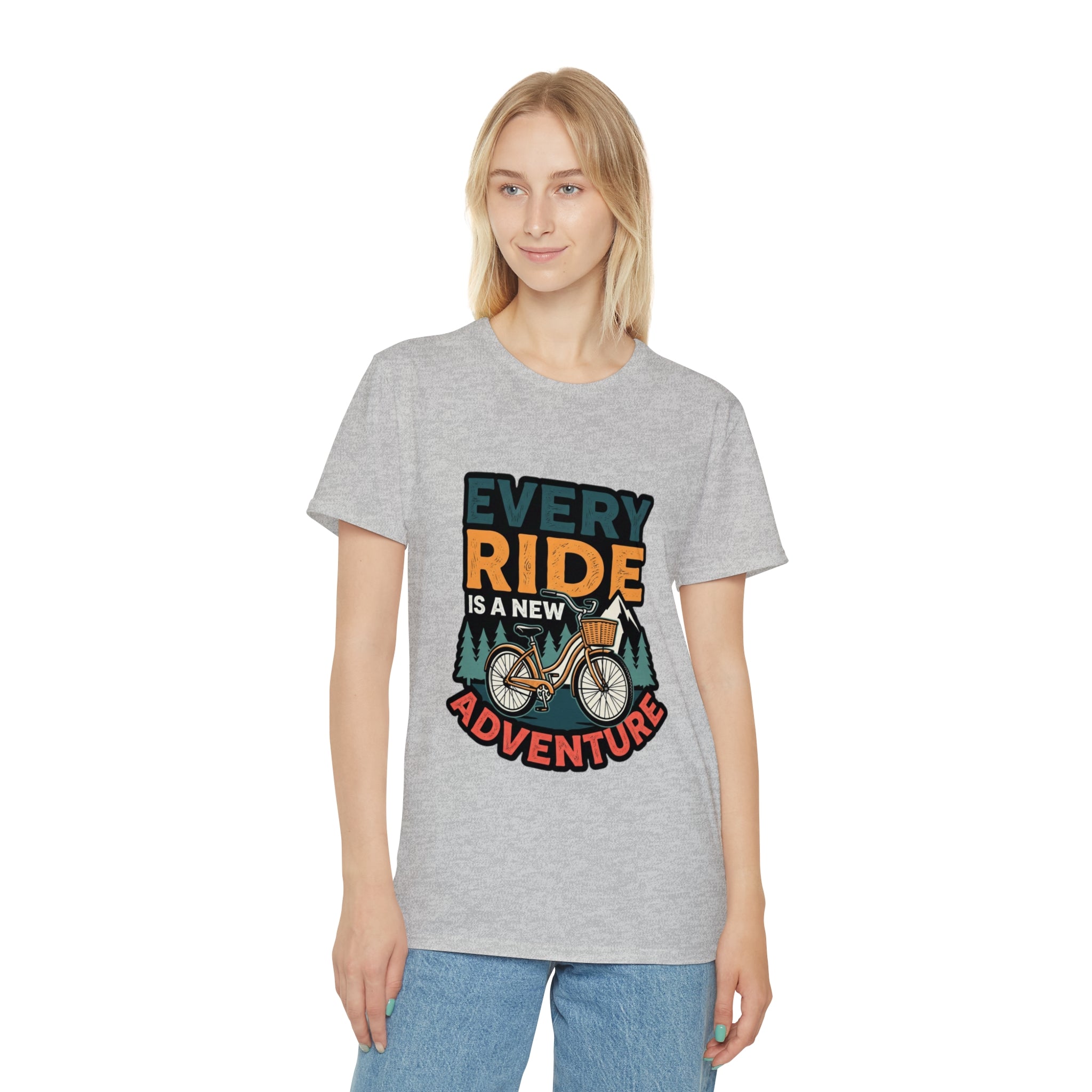 Every Ride Is a New Adventure T-Shirt — Bicycle Camping Outdoor Tee