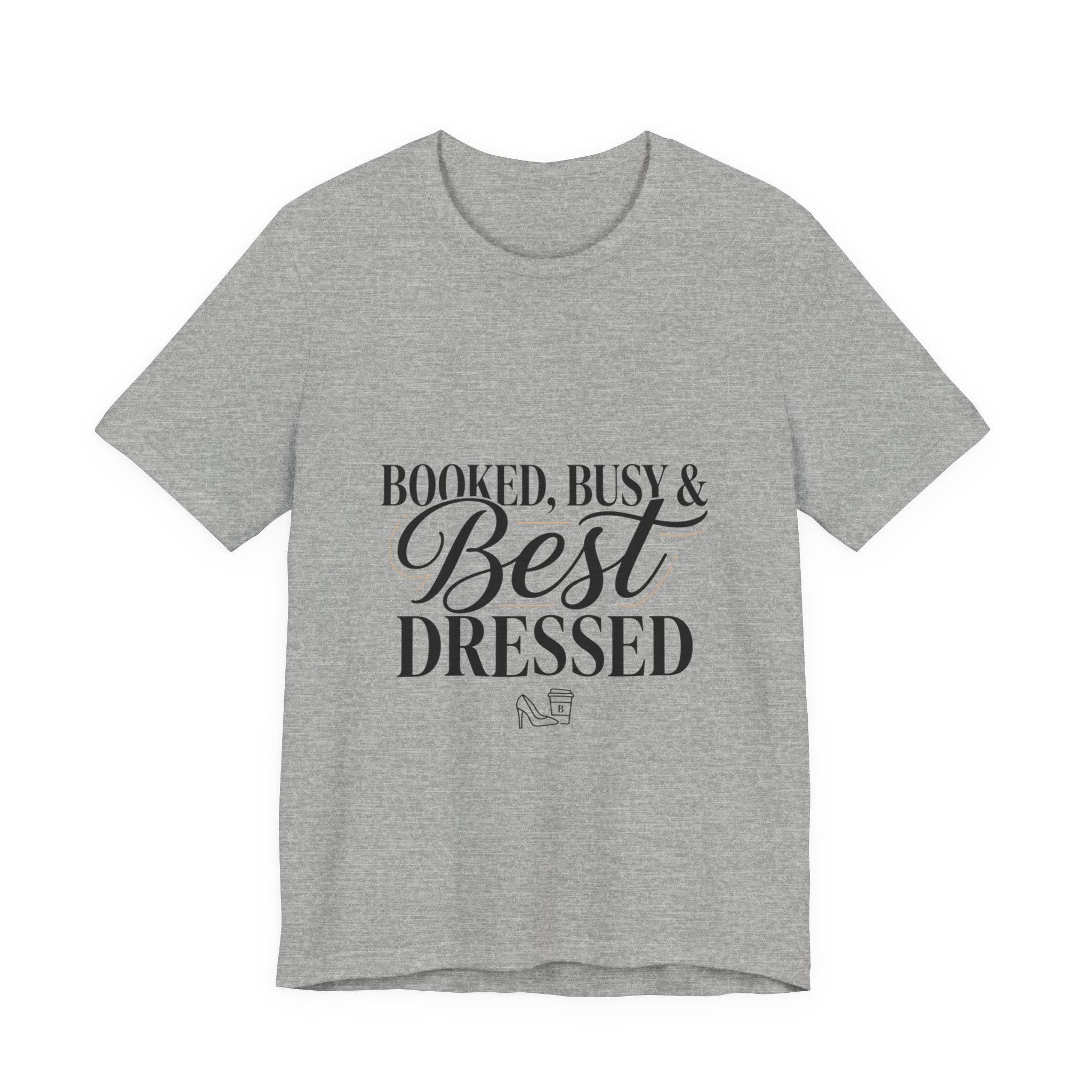 Booked, Busy & Best Dressed Tee | editorial tee, Parisian chic