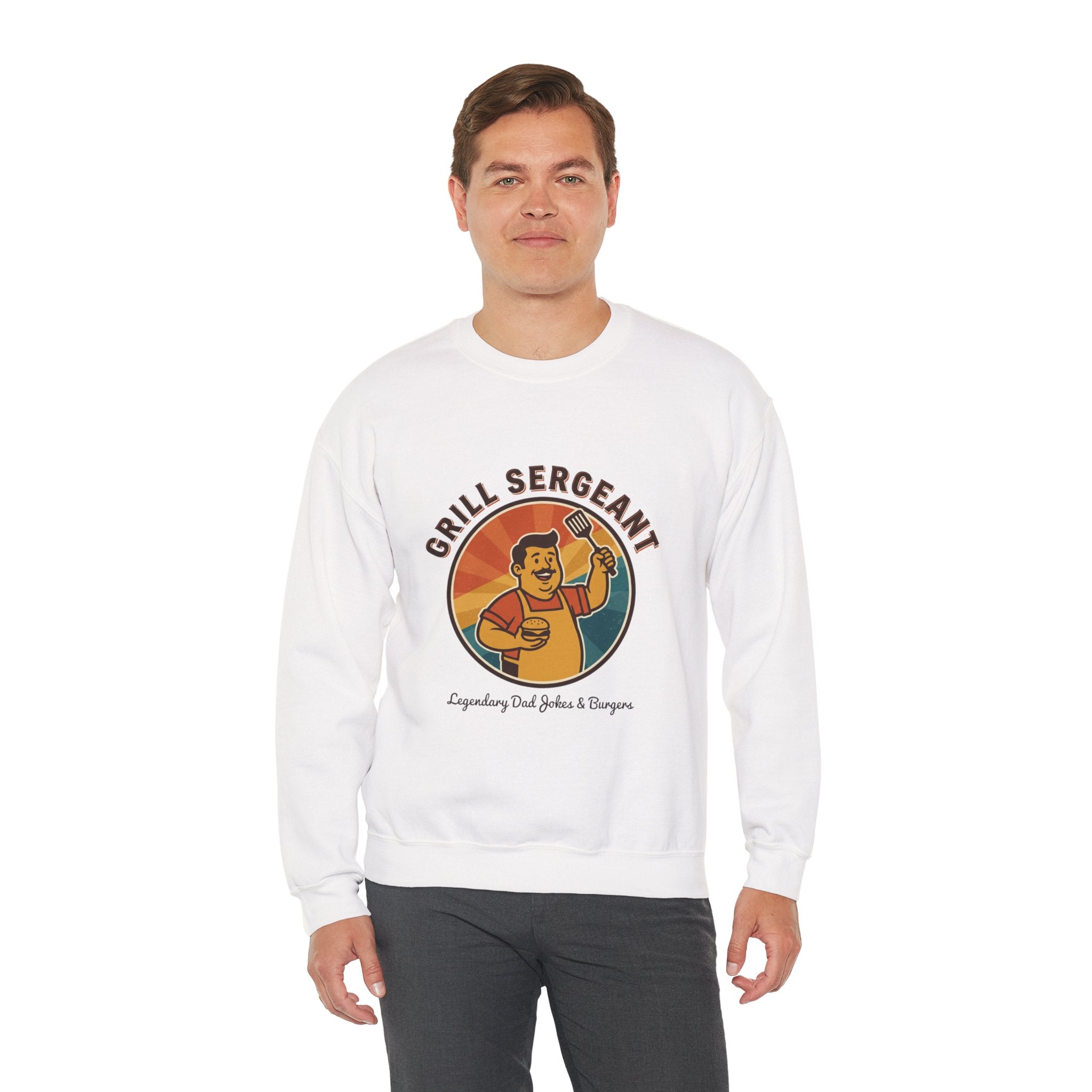 Grill Sergeant Sweatshirt | Father’s Day, Retro Outdoorsy Dad