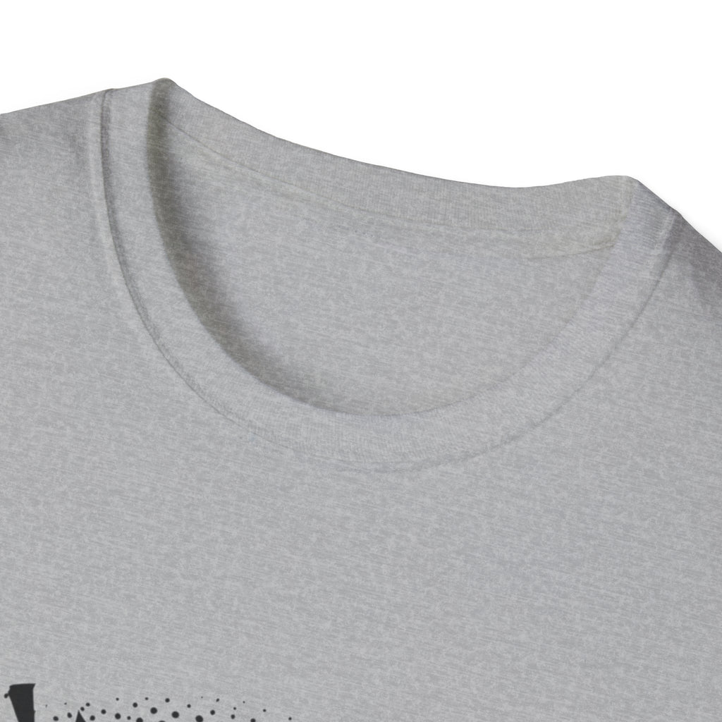 Geometric Christmas Tree Tee — Minimal Holiday T-Shirt