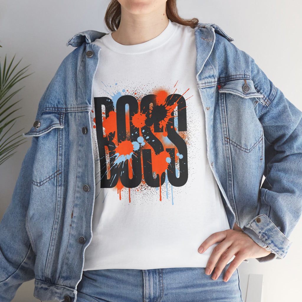 BOSS Graffiti Tee – Street Art Graphic T-Shirt