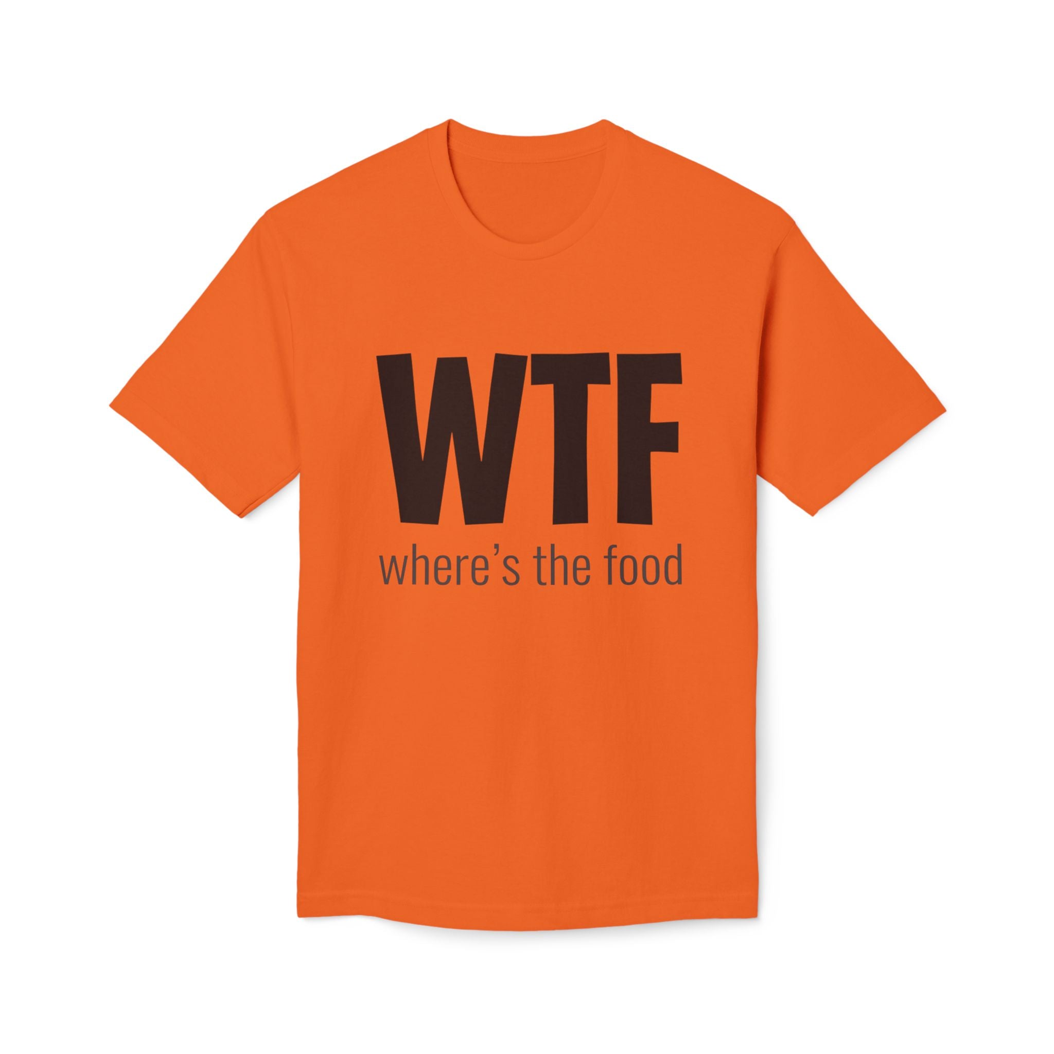 WTF "Where's the Food" Graphic T-Shirt — Funny Foodie Tee