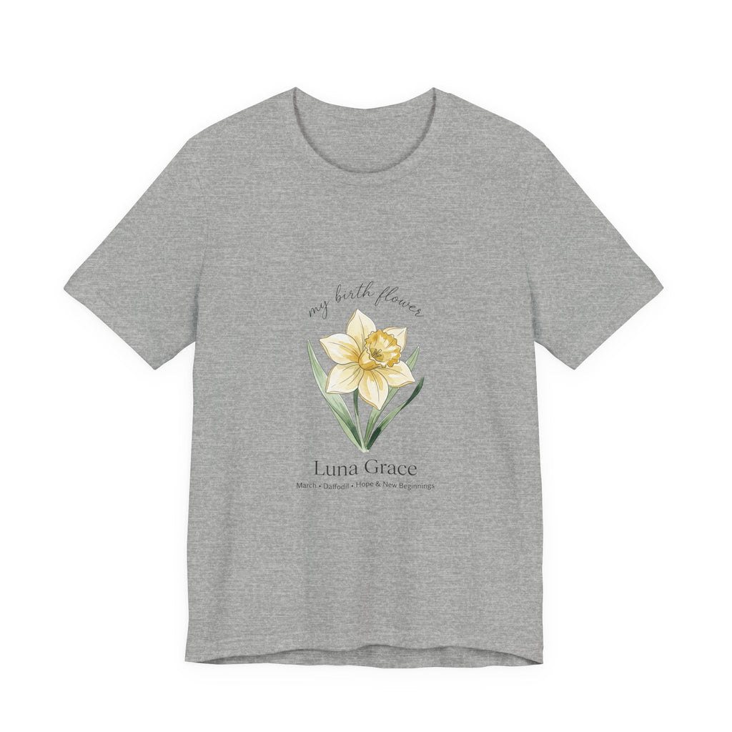 Personalized Botanical Watercolor, Custom Name