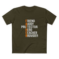 Hero, Teacher, Provider" Appreciation Tee