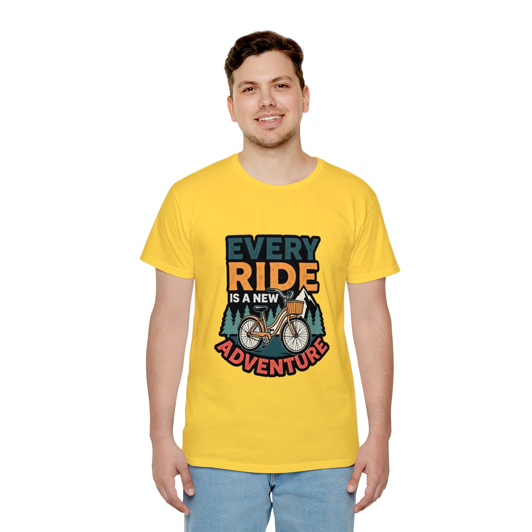 Every Ride Is a New Adventure T-Shirt — Bicycle Camping Outdoor Tee