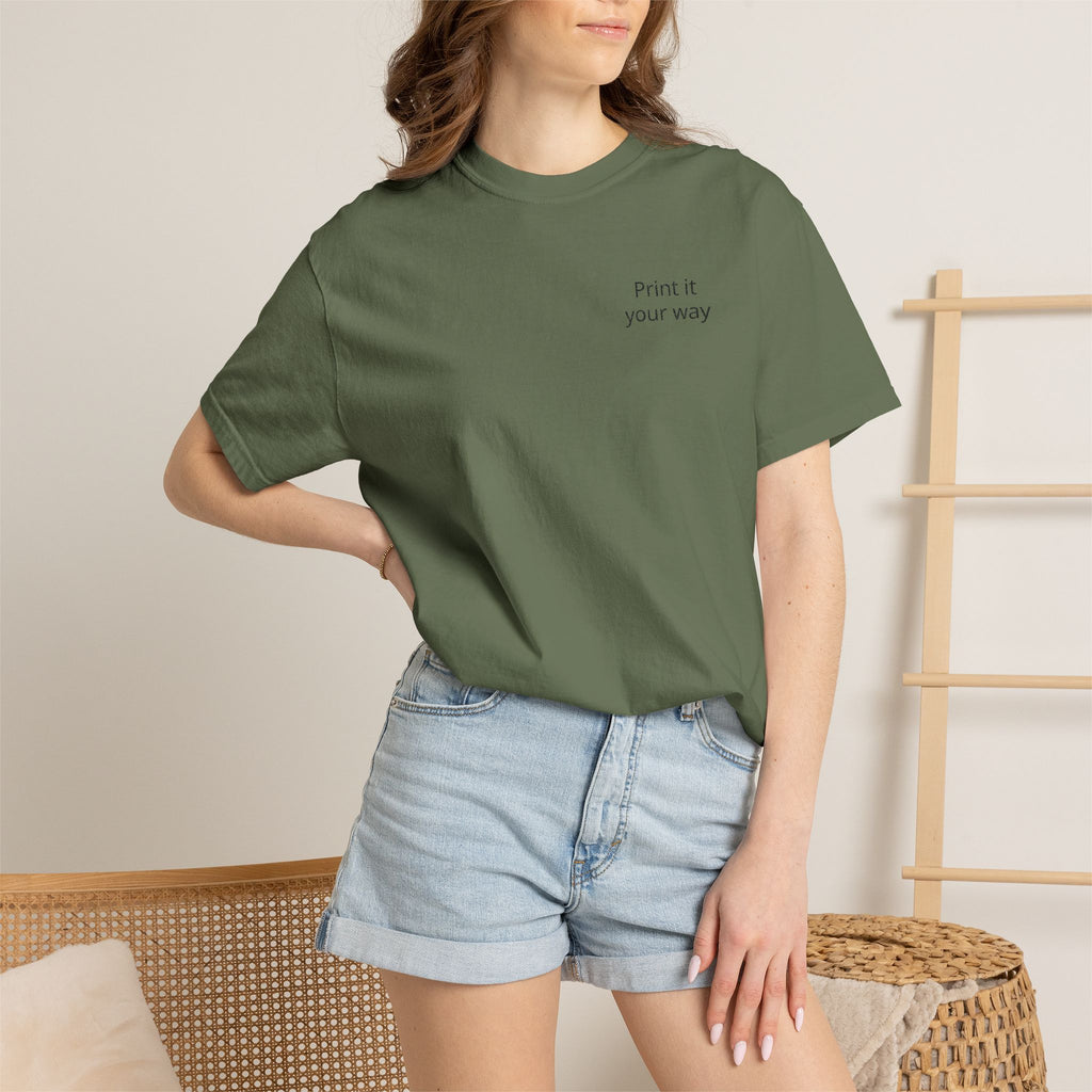 Minimalist "Print It Your Way" T-Shirt