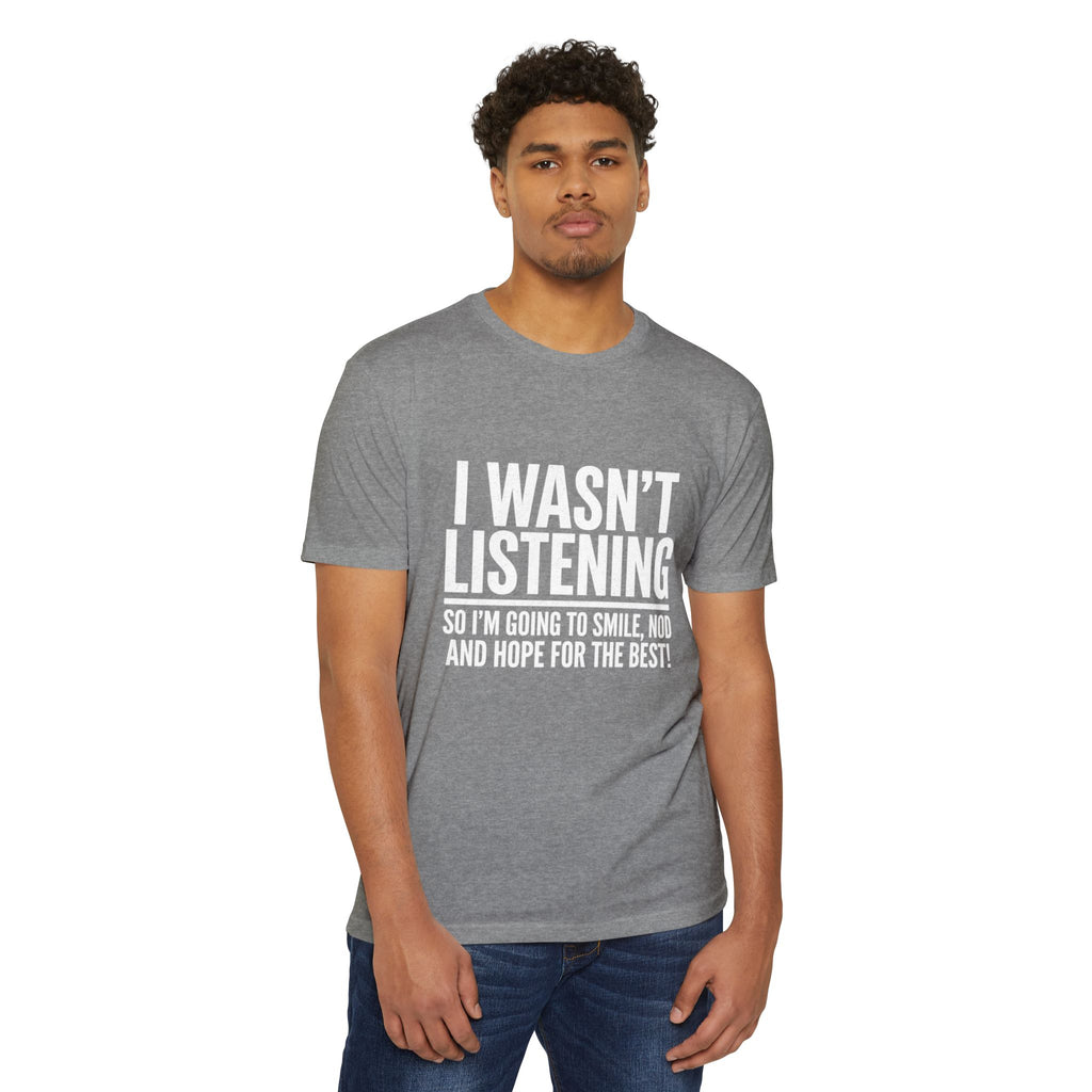 Graphic unisex soft cotton T‑Shirt — Funny Sarcastic Tee