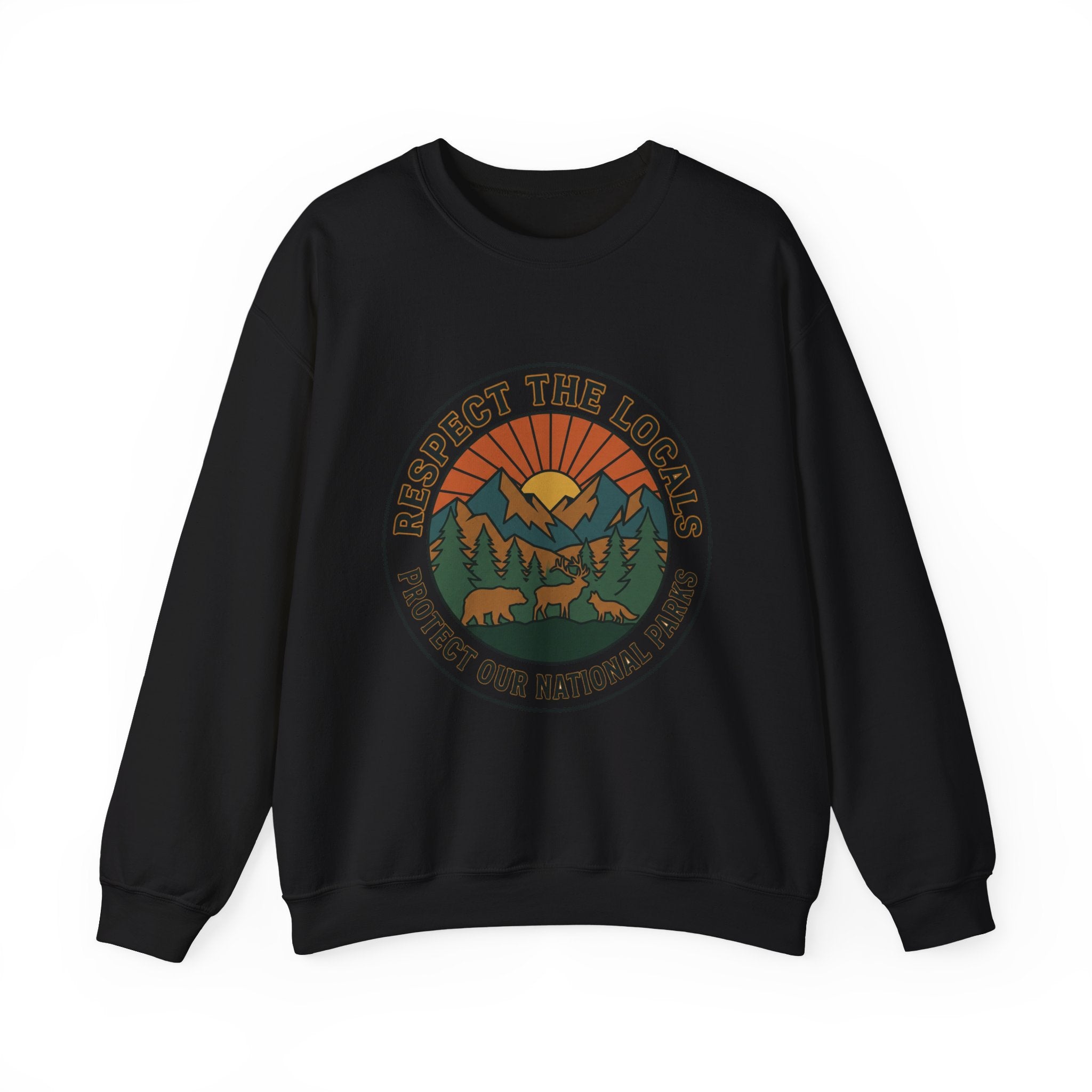 Respect the Locals Patch Crewneck Sweatshirt