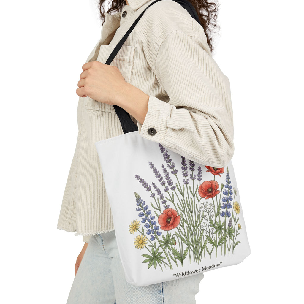 Wildflower Meadow Canvas Tote Bag