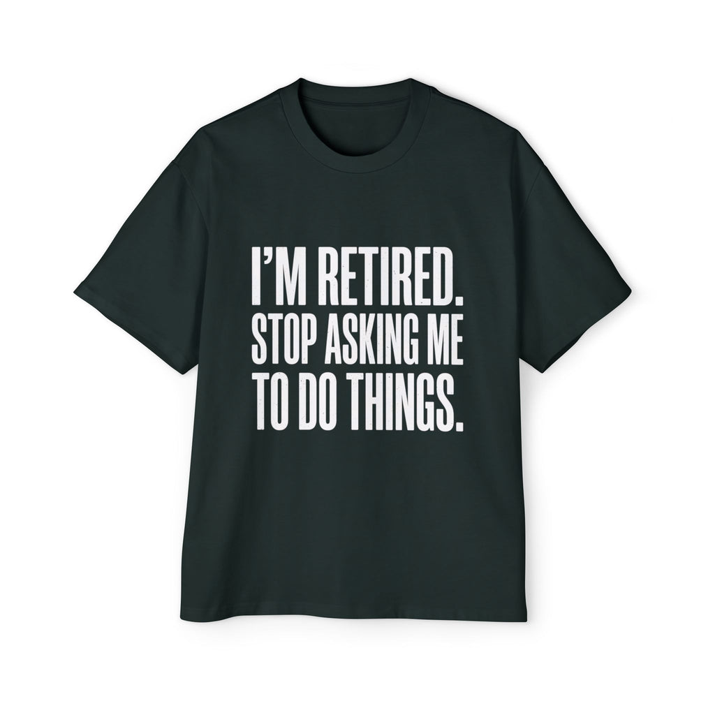 Retired Oversized Cotton T-Shirt
