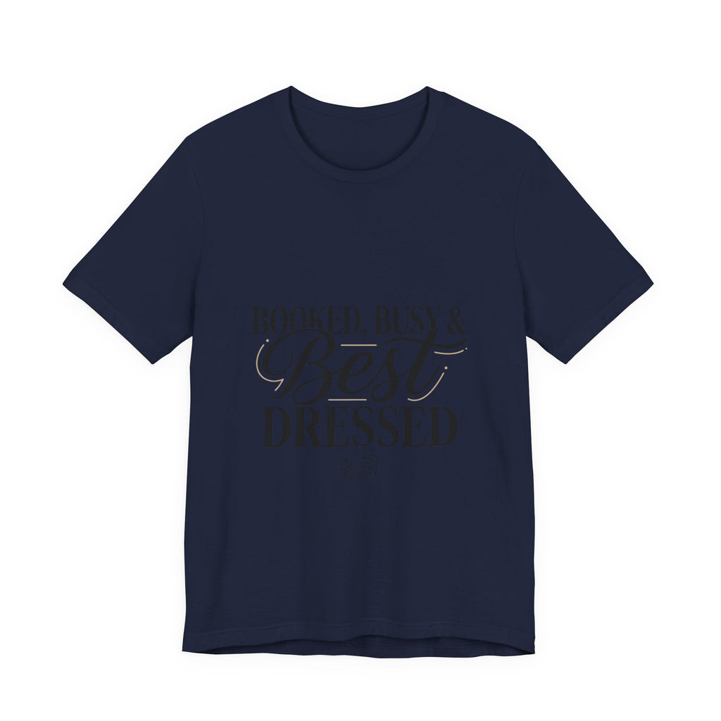 Booked, Busy & Best Dressed Tee | editorial tee, Parisian chic