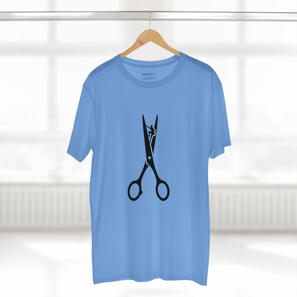 Scissors Graphic Tee — Barber & Stylist Haircut Shirt