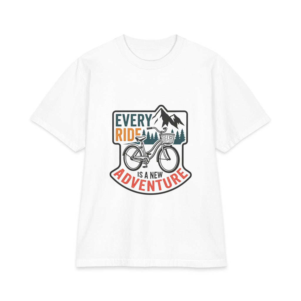 Every Ride Is a New Adventure T-Shirt — Bike Mountain Adventure Graphic Tee