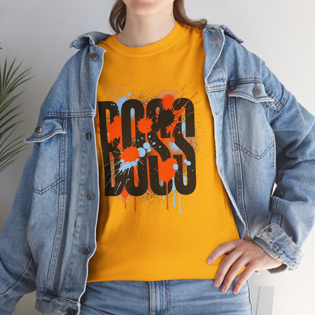 BOSS Graffiti Tee – Street Art Graphic T-Shirt