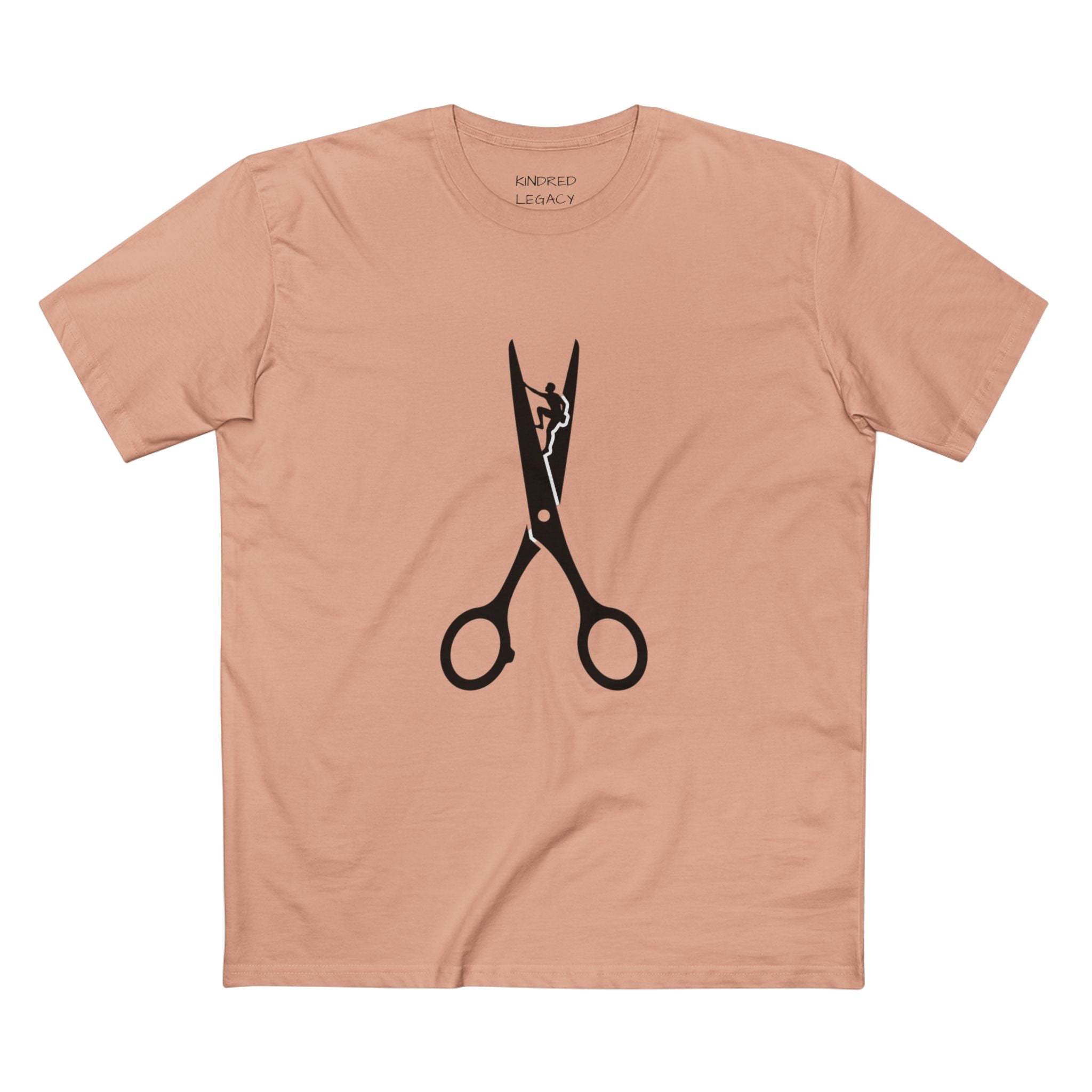 Scissors Graphic Tee — Barber & Stylist Haircut Shirt