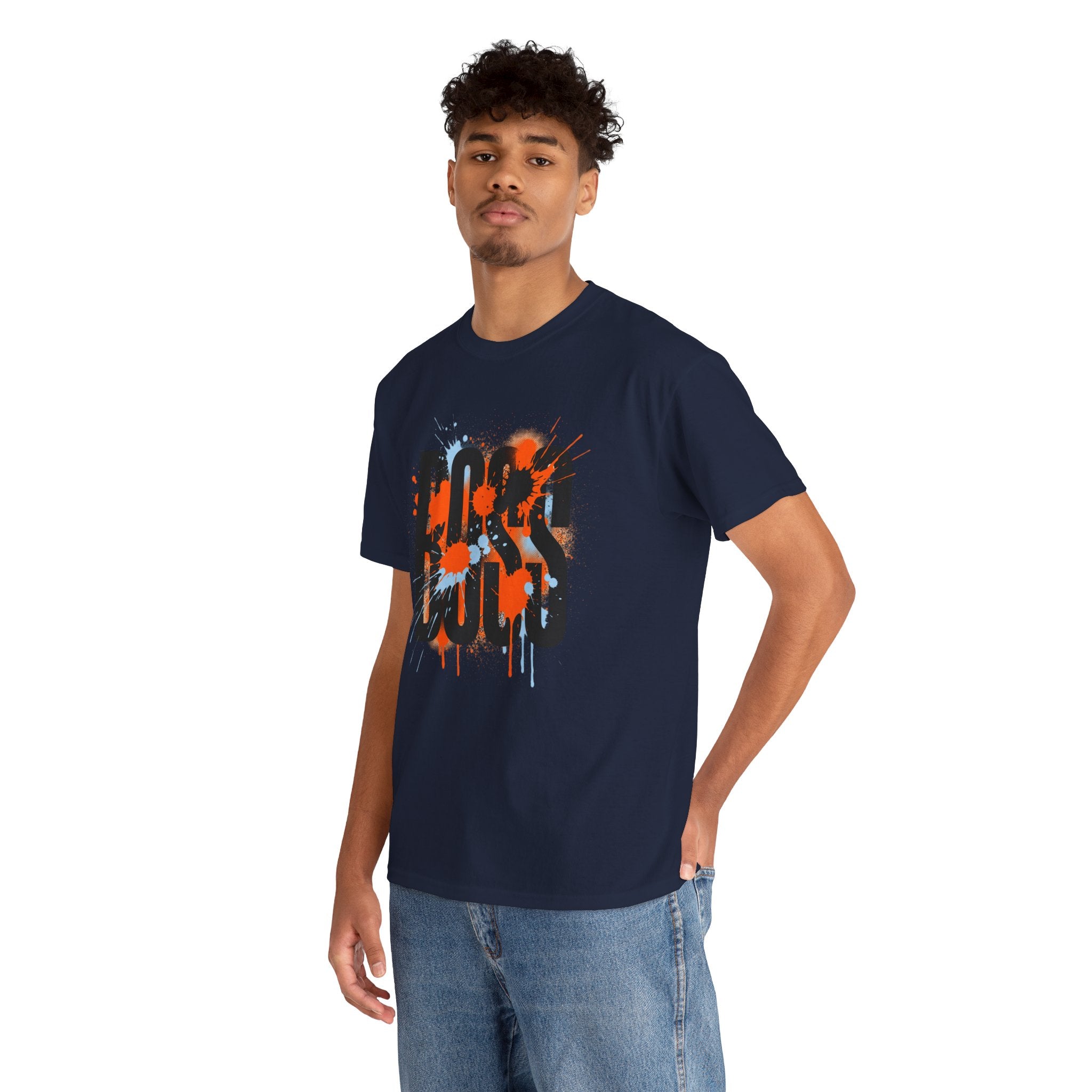 BOSS Graffiti Tee – Street Art Graphic T-Shirt