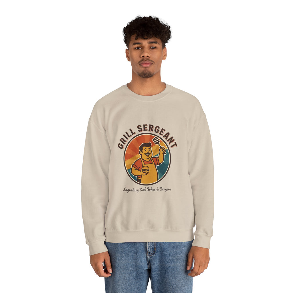 Grill Sergeant Sweatshirt | Father’s Day, Retro Outdoorsy Dad
