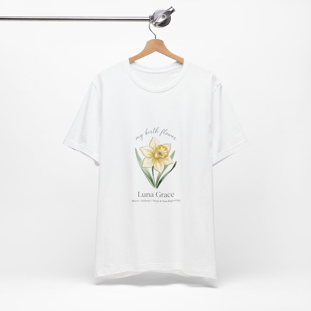 Personalized Botanical Watercolor, Custom Name