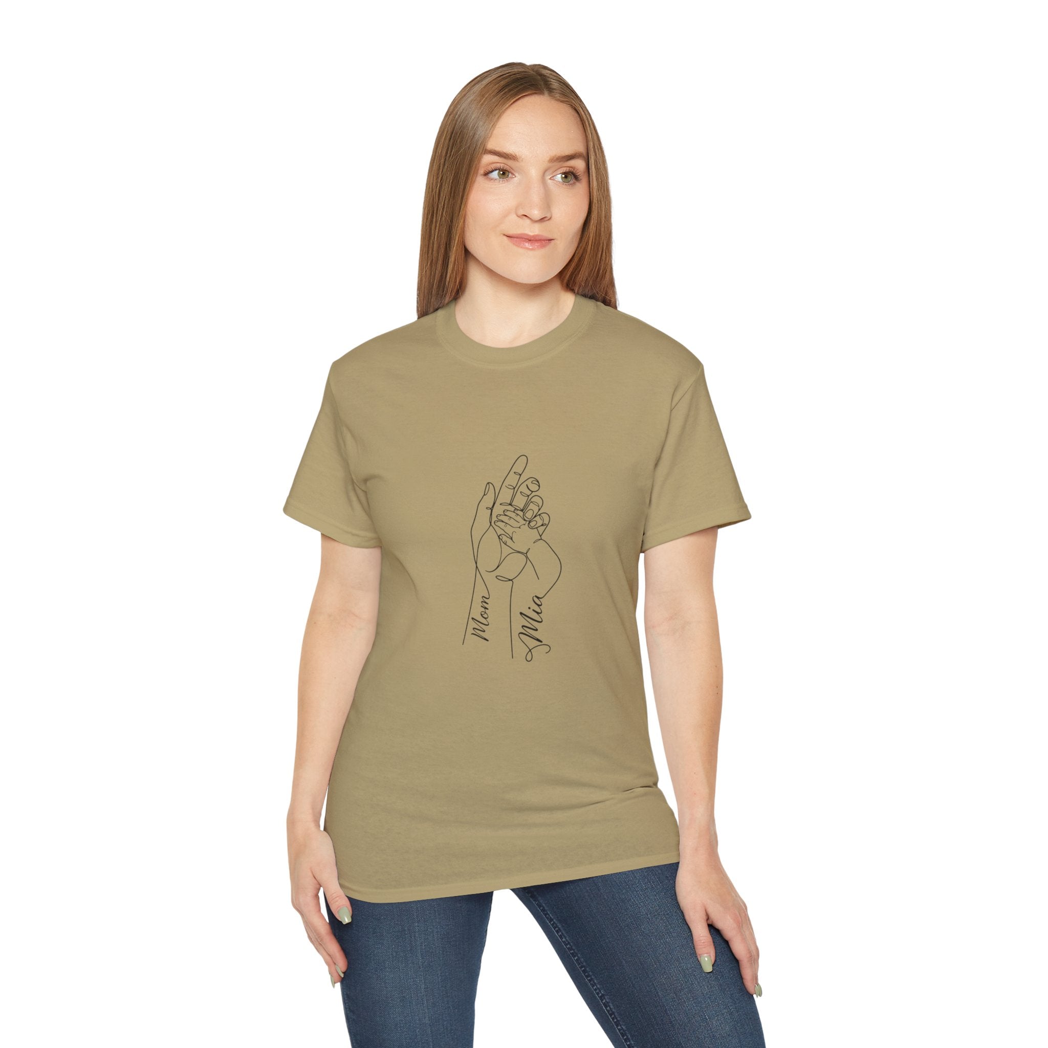 Matching Hands Relaxed Unisex Cotton T‑Shirt