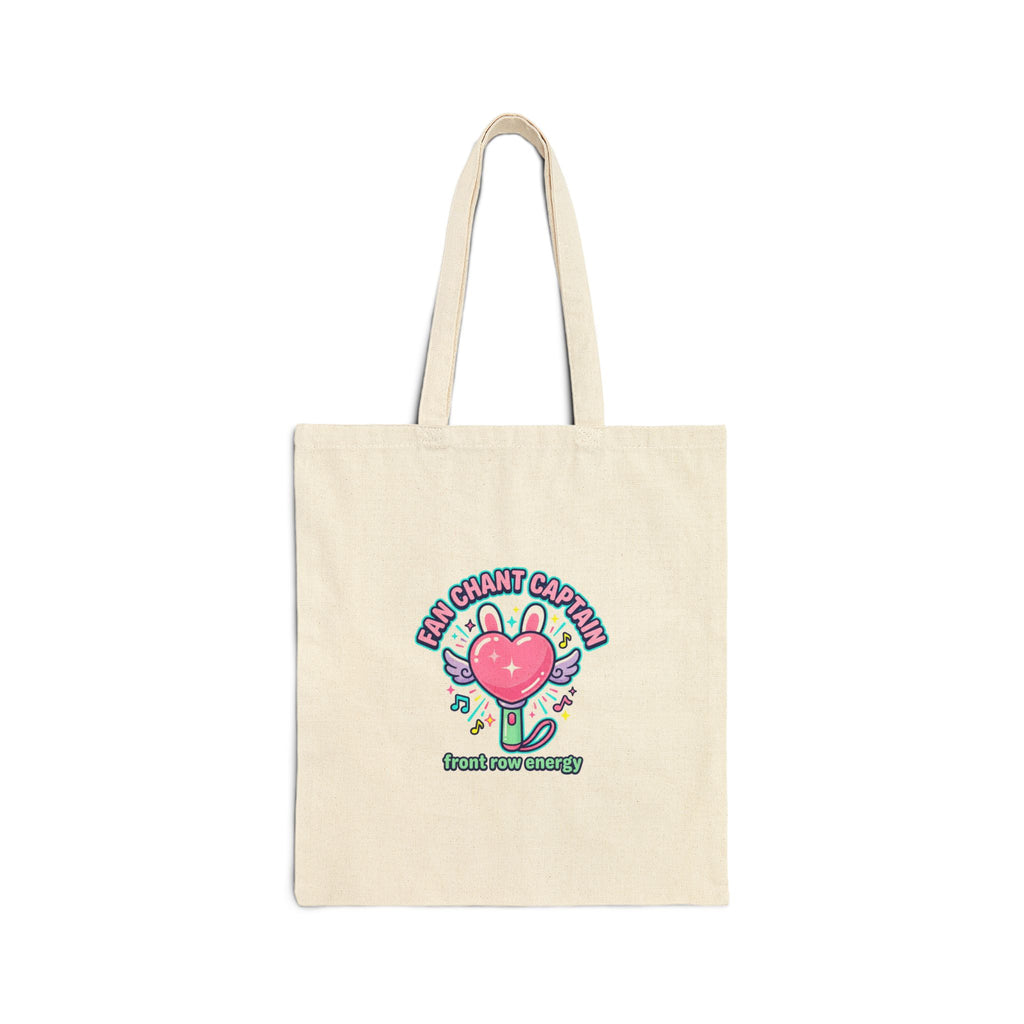 Fan Chant Captain Tote | K-pop stan, selca energy, bias wrecker