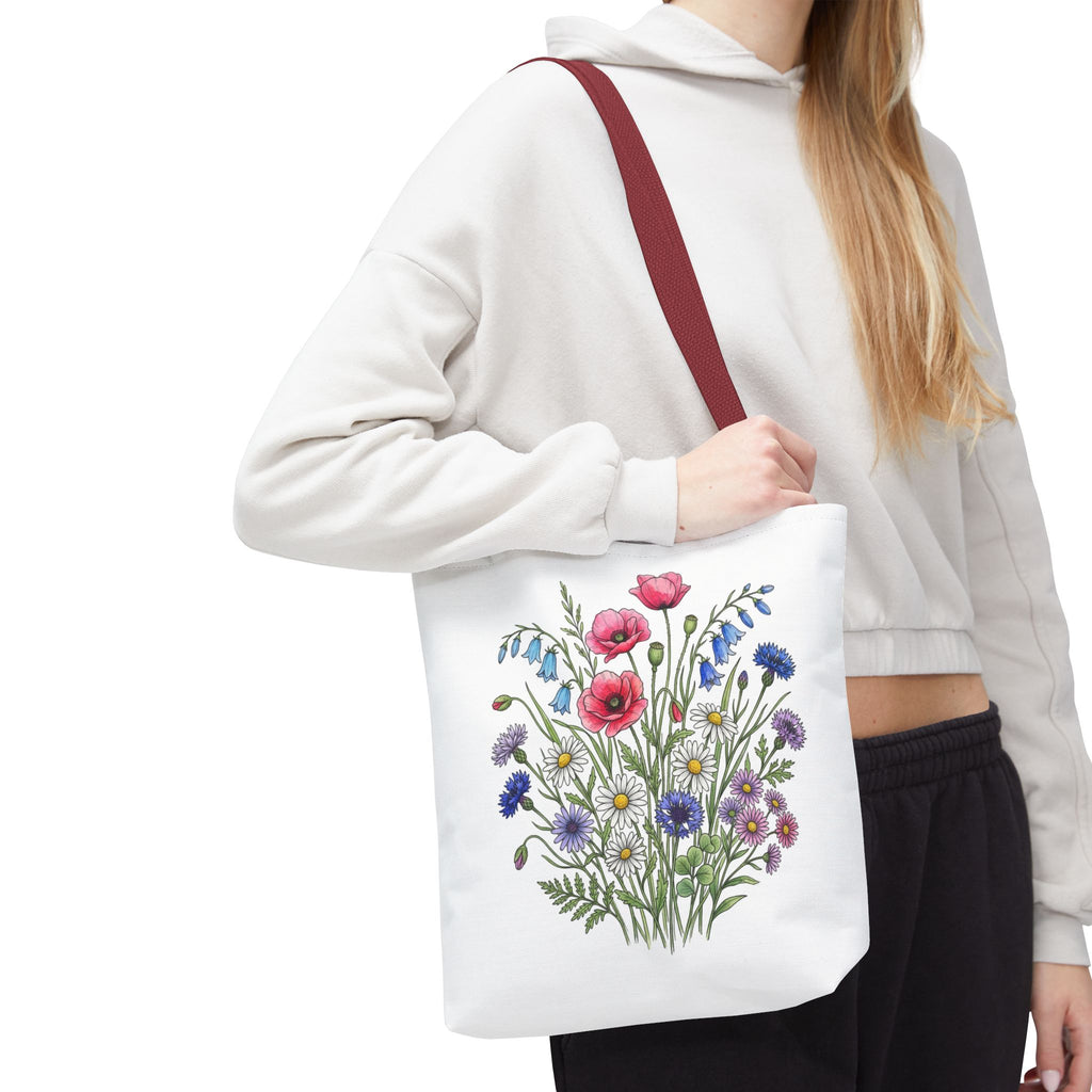 Floral Wildflower tote bag