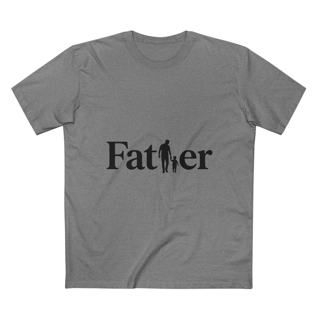 Father Tee — Silhouette Dad & Child Graphic Shirt