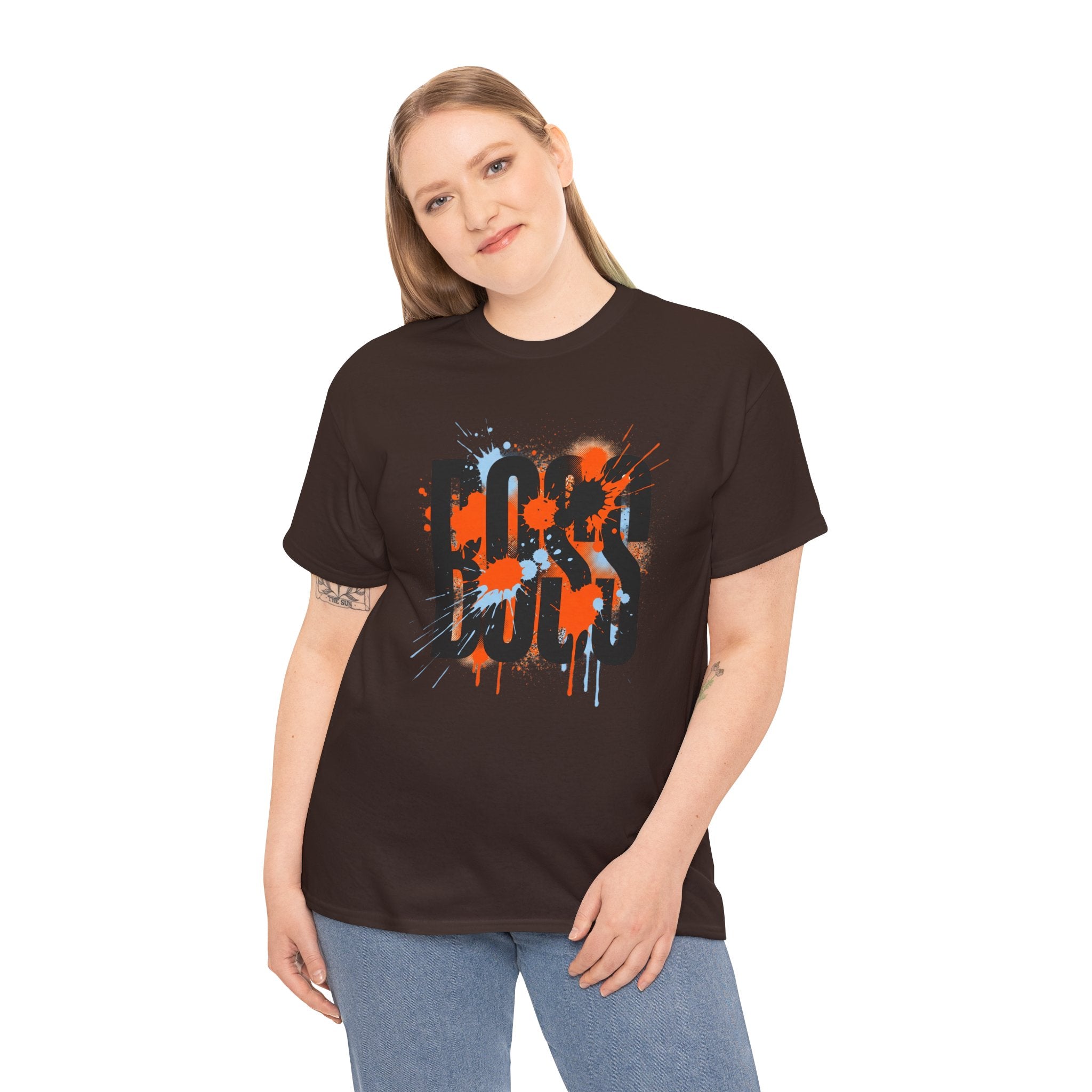 BOSS Graffiti Tee – Street Art Graphic T-Shirt