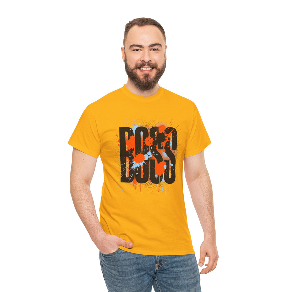 BOSS Graffiti Tee – Street Art Graphic T-Shirt