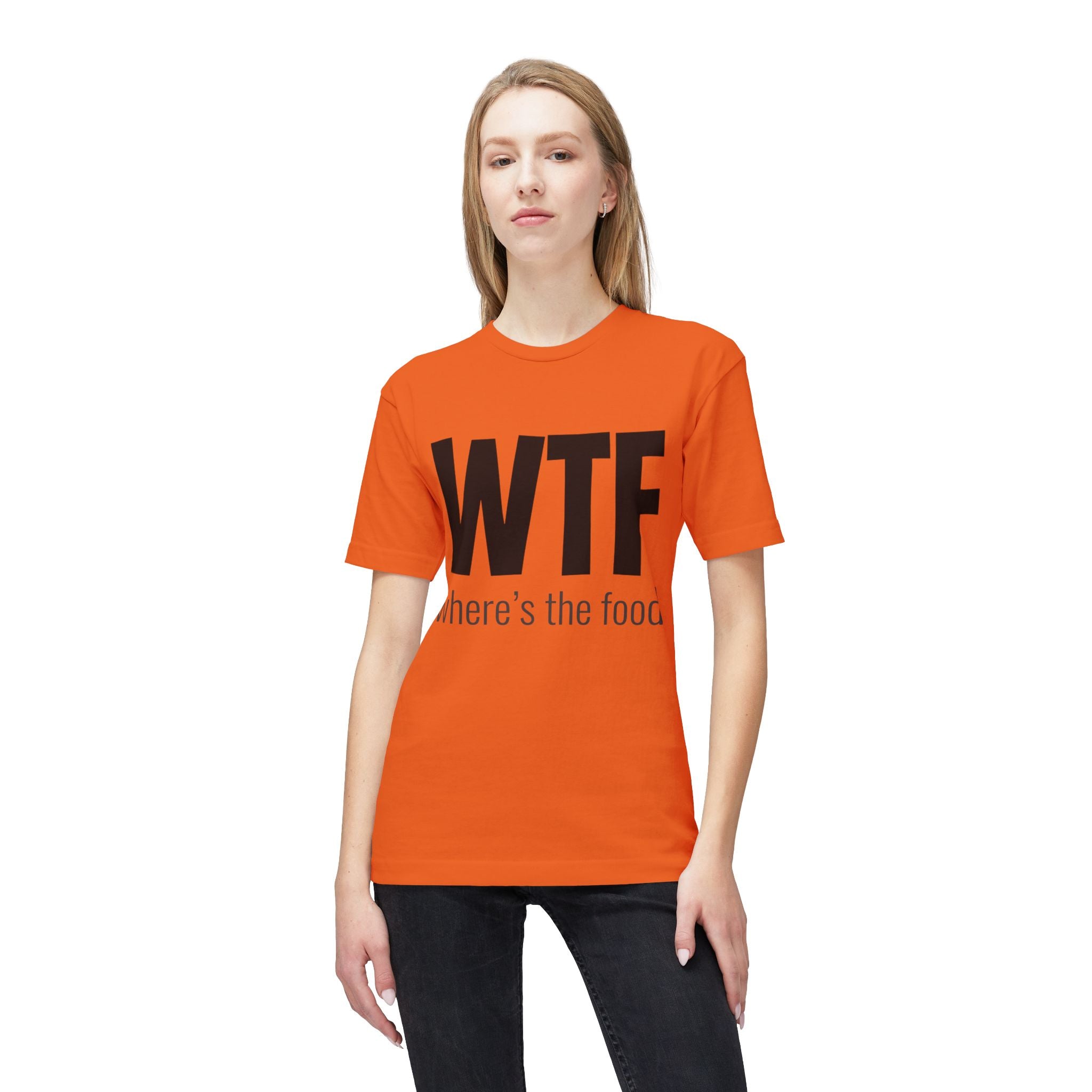 WTF "Where's the Food" Graphic T-Shirt — Funny Foodie Tee
