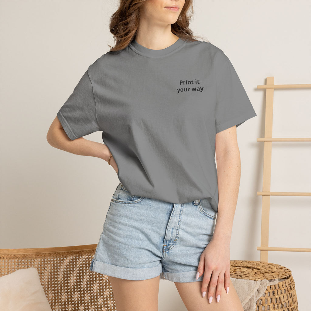 Minimalist "Print It Your Way" T-Shirt