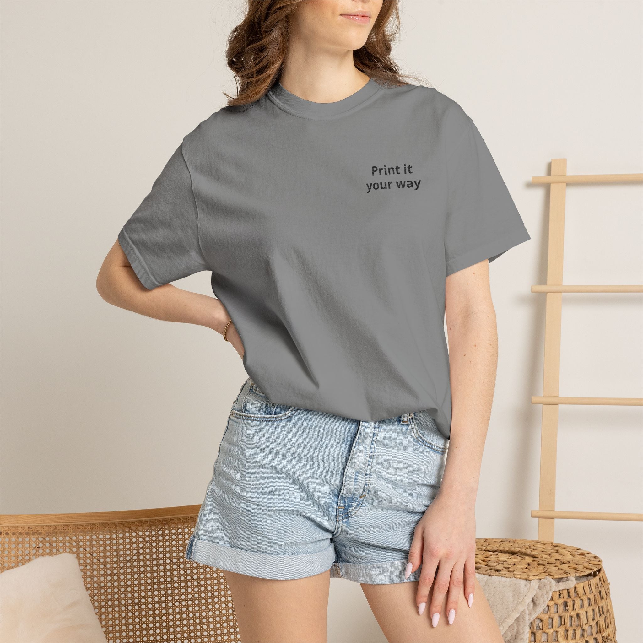 Minimalist "Print It Your Way" T-Shirt