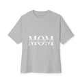 Mom Name Stripe Tee — Personalized Mother’s Day Oversized Shirt