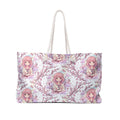 Floral Girl Weekender Bag — Cute Female Flower Design