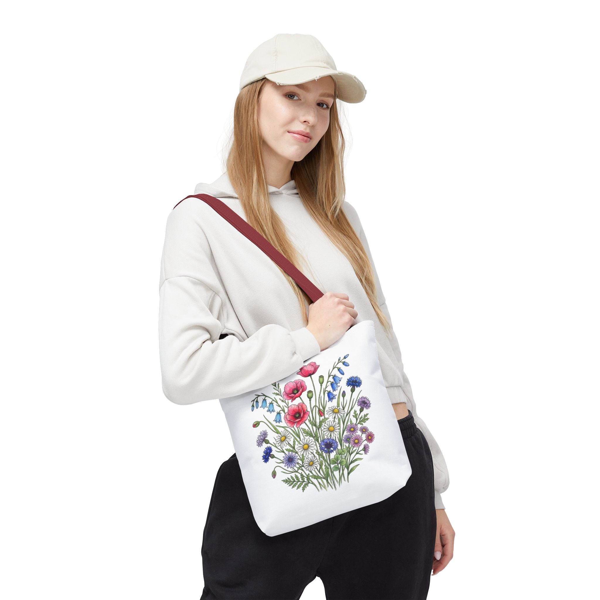Floral Wildflower tote bag
