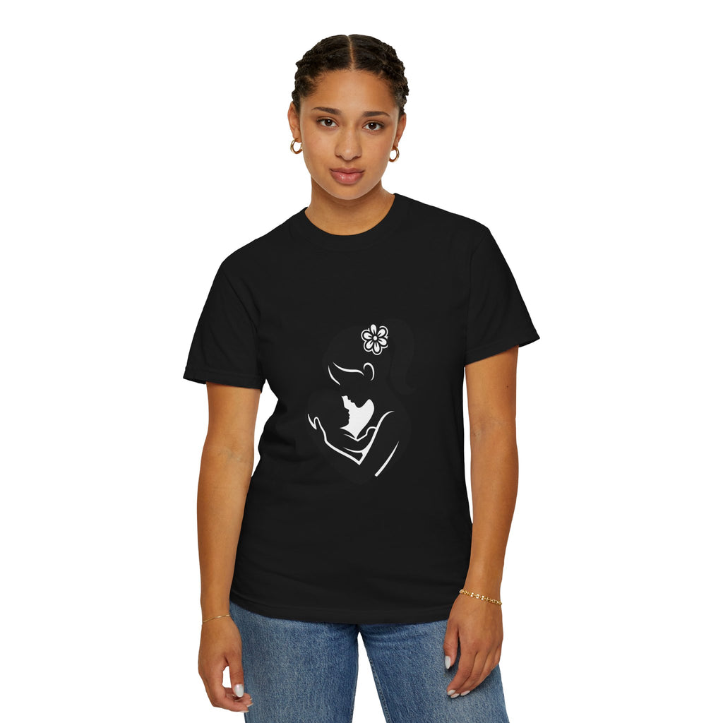 Mom and Baby Silhouette T-Shirt — Nursing & New Mom Gift