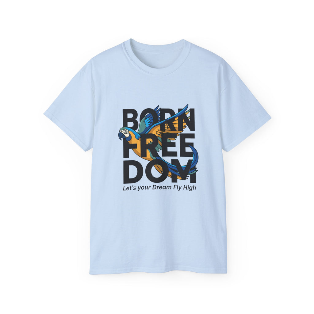 Eagle Graphic "Let’s Your Dream Fly High" Inspirational Tee