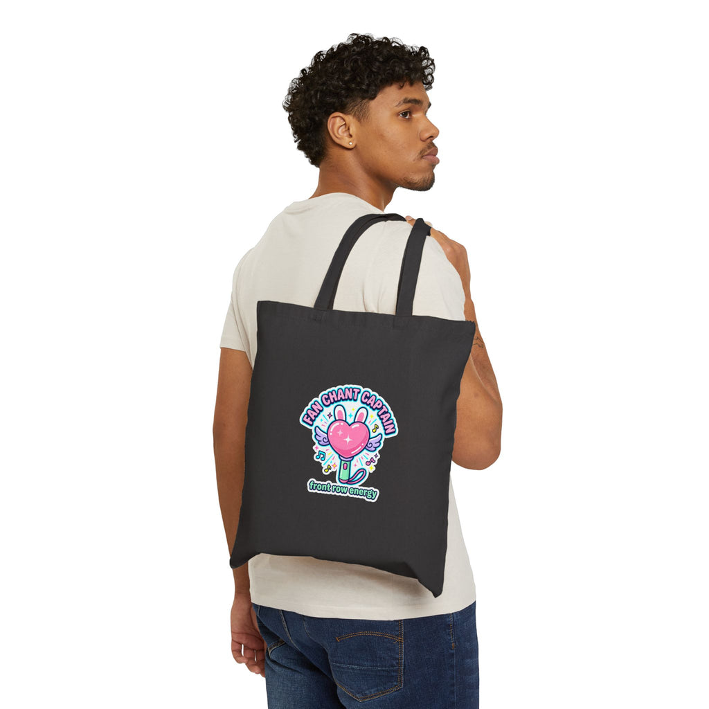 Fan Chant Captain Tote | K-pop stan, selca energy, bias wrecker