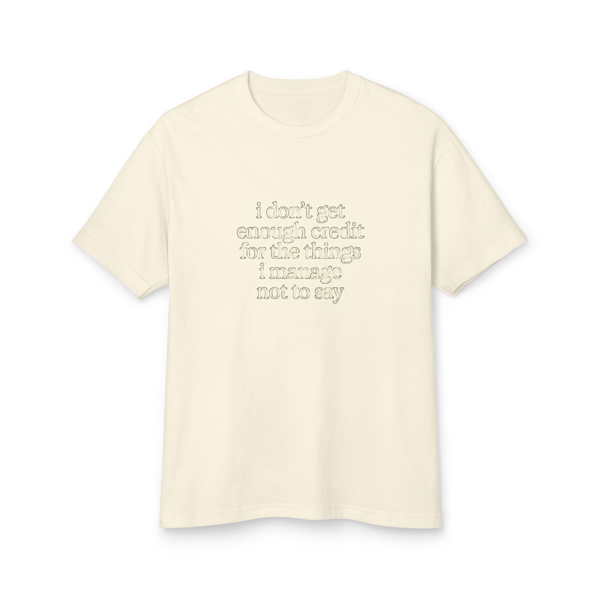 Garment-Dyed Heavyweight Cotton Graphic T‑Shirt