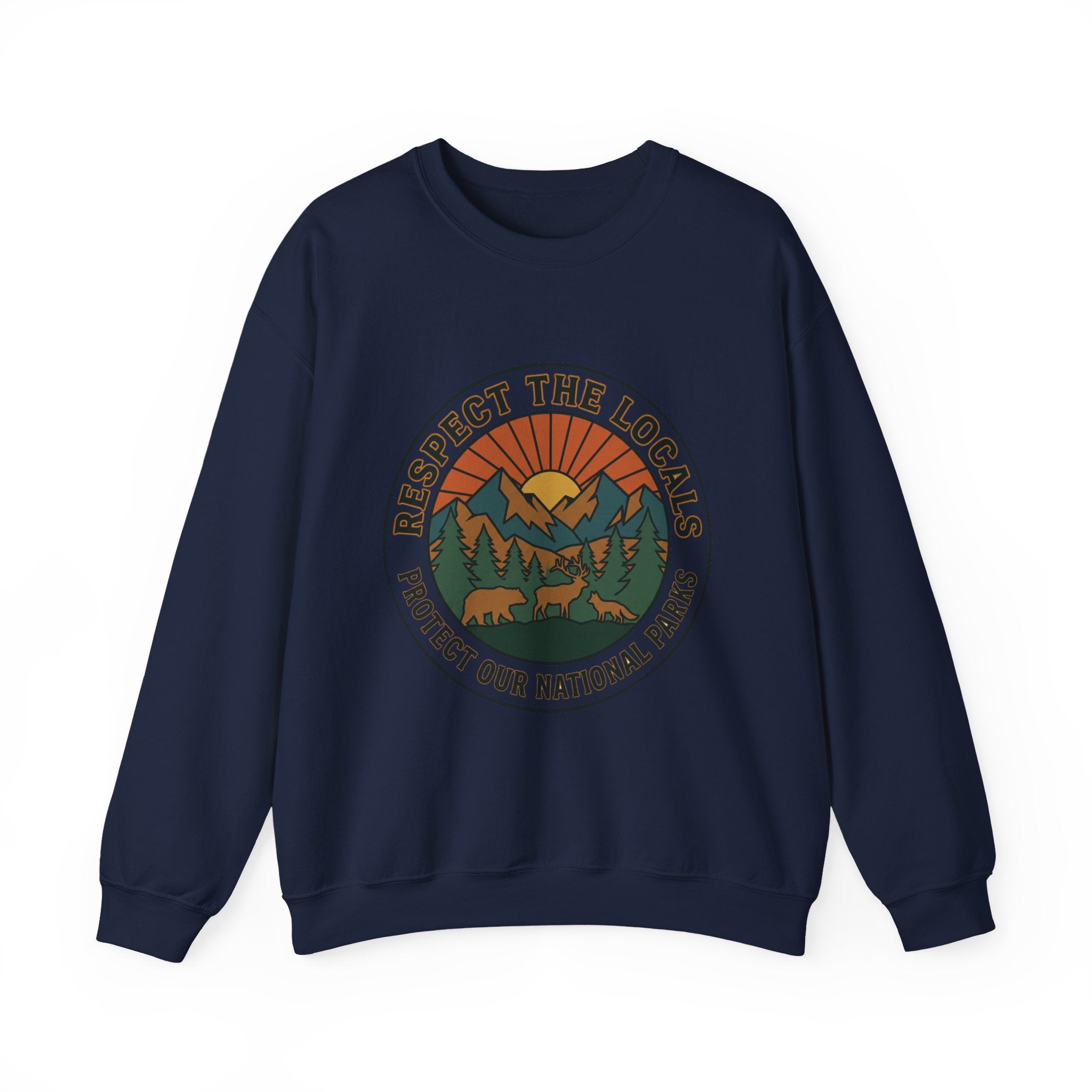 Respect the Locals Patch Crewneck Sweatshirt