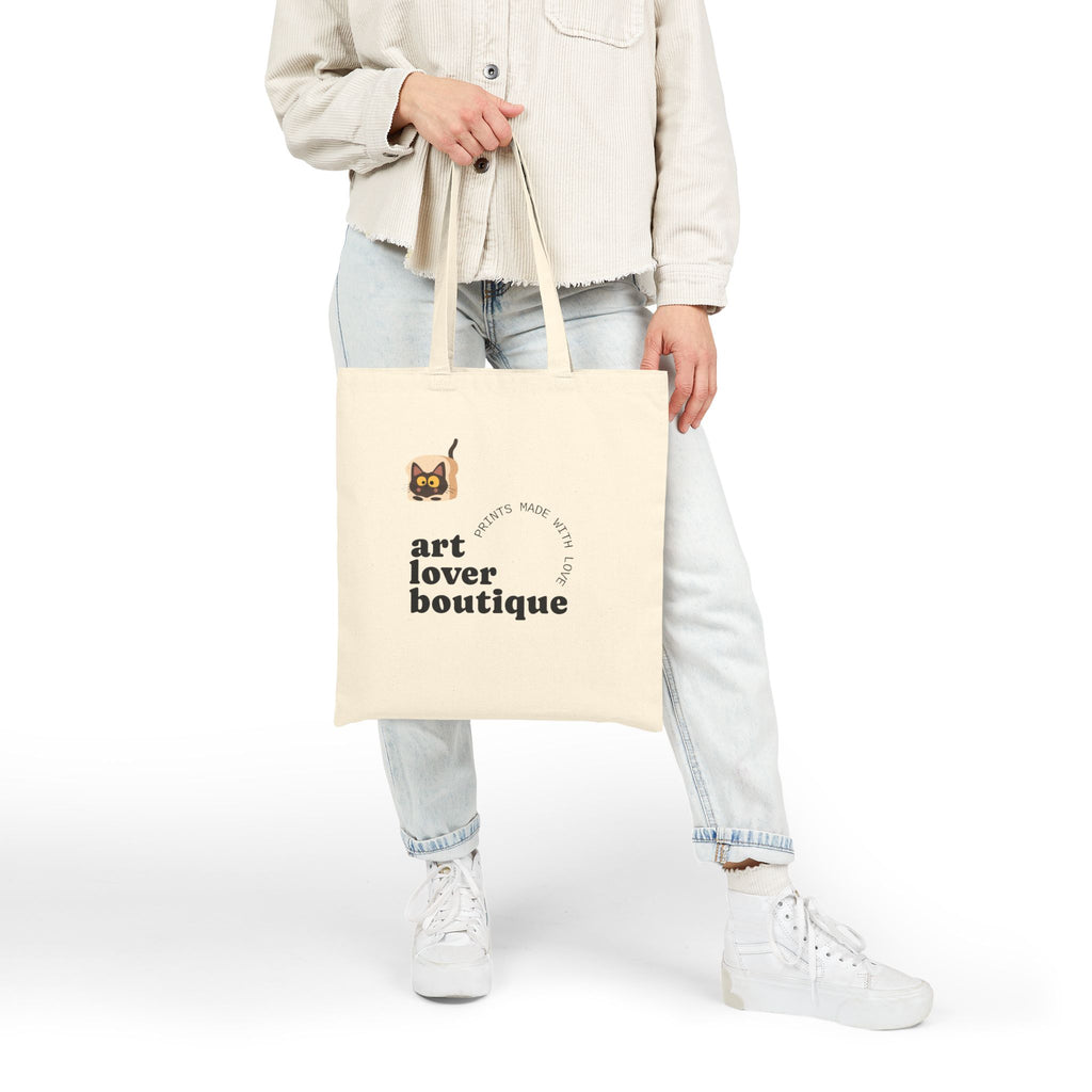 Art Lover Canvas Tote Bag – 12 oz Cotton