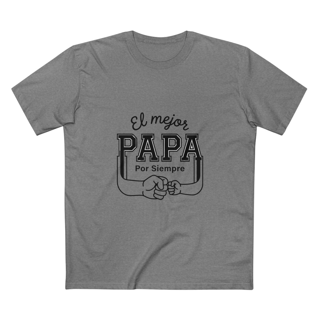 El Mejor Papá Por Siempre" Fist Bump Father's Day Tee