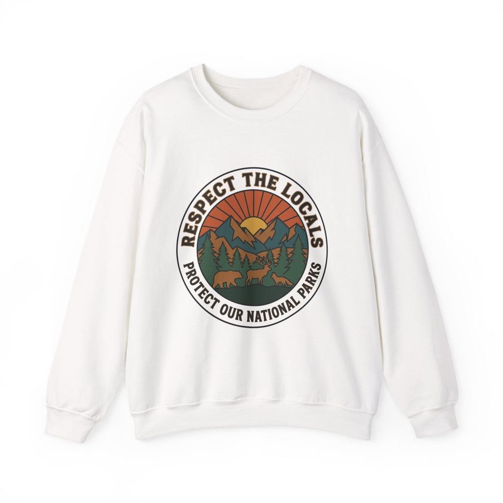 Respect the Locals Patch Crewneck Sweatshirt
