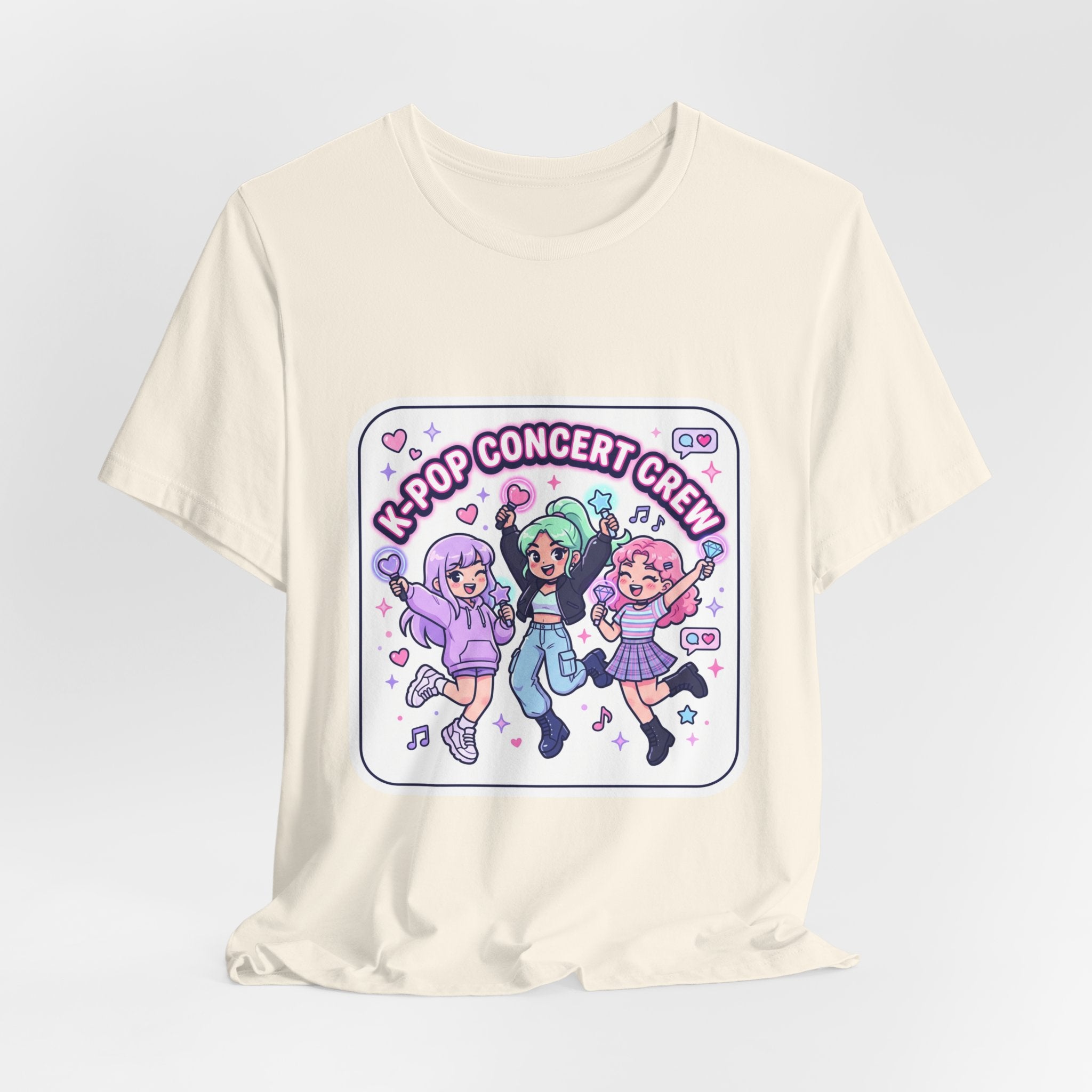 Unisex K-pop Concert Crew T-Shirt
