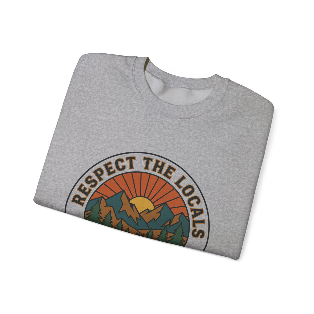 Respect the Locals Patch Crewneck Sweatshirt