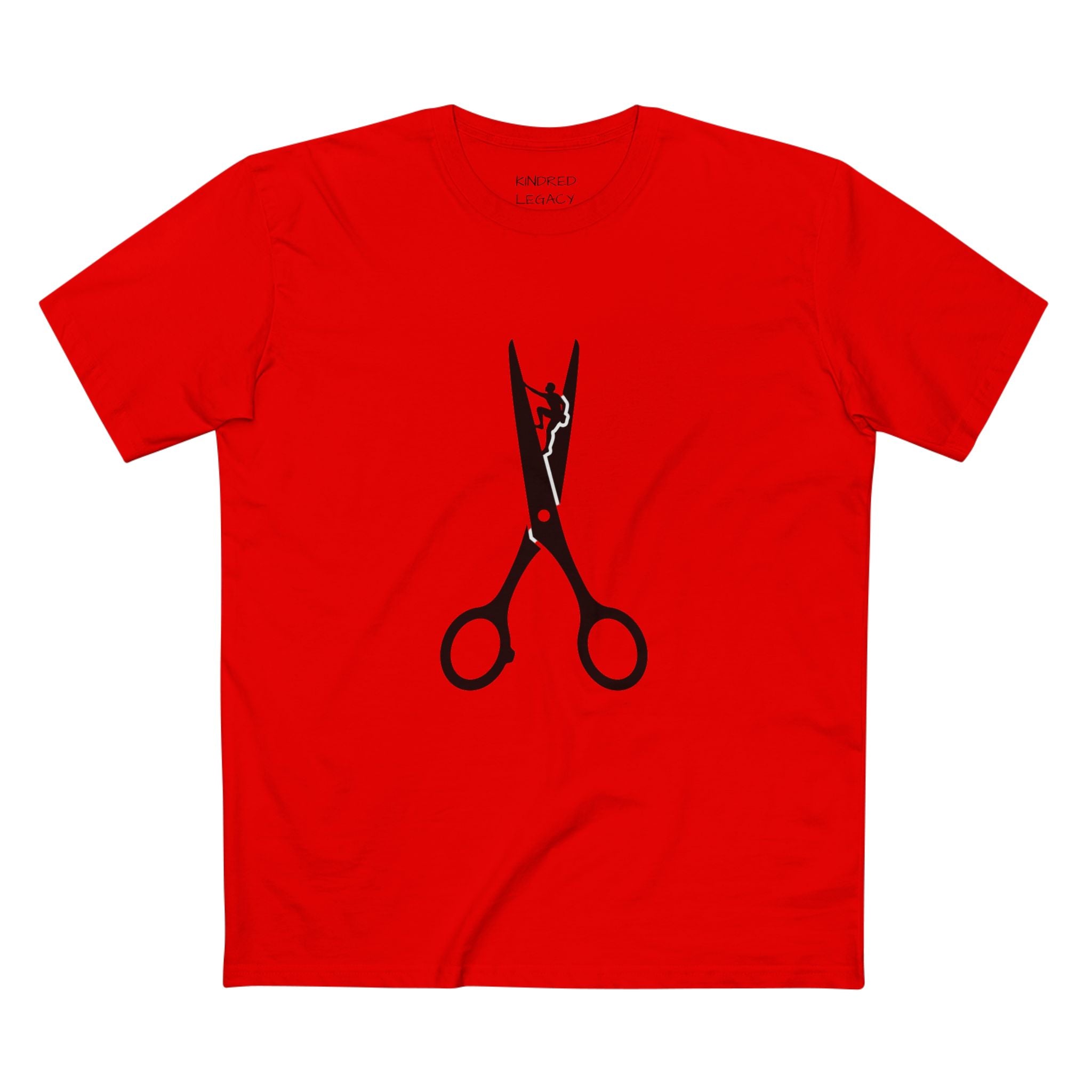Scissors Graphic Tee — Barber & Stylist Haircut Shirt