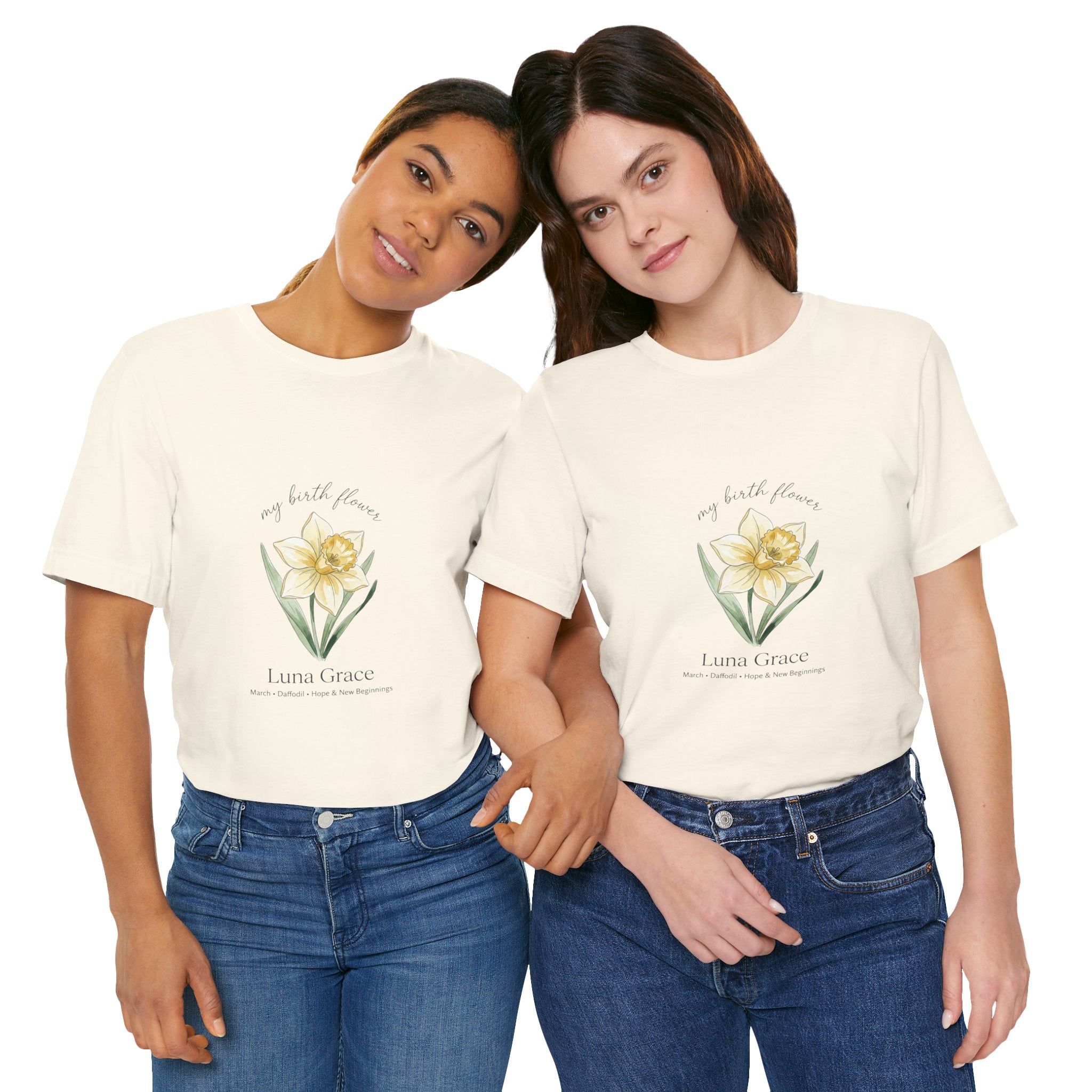 Personalized Botanical Watercolor, Custom Name