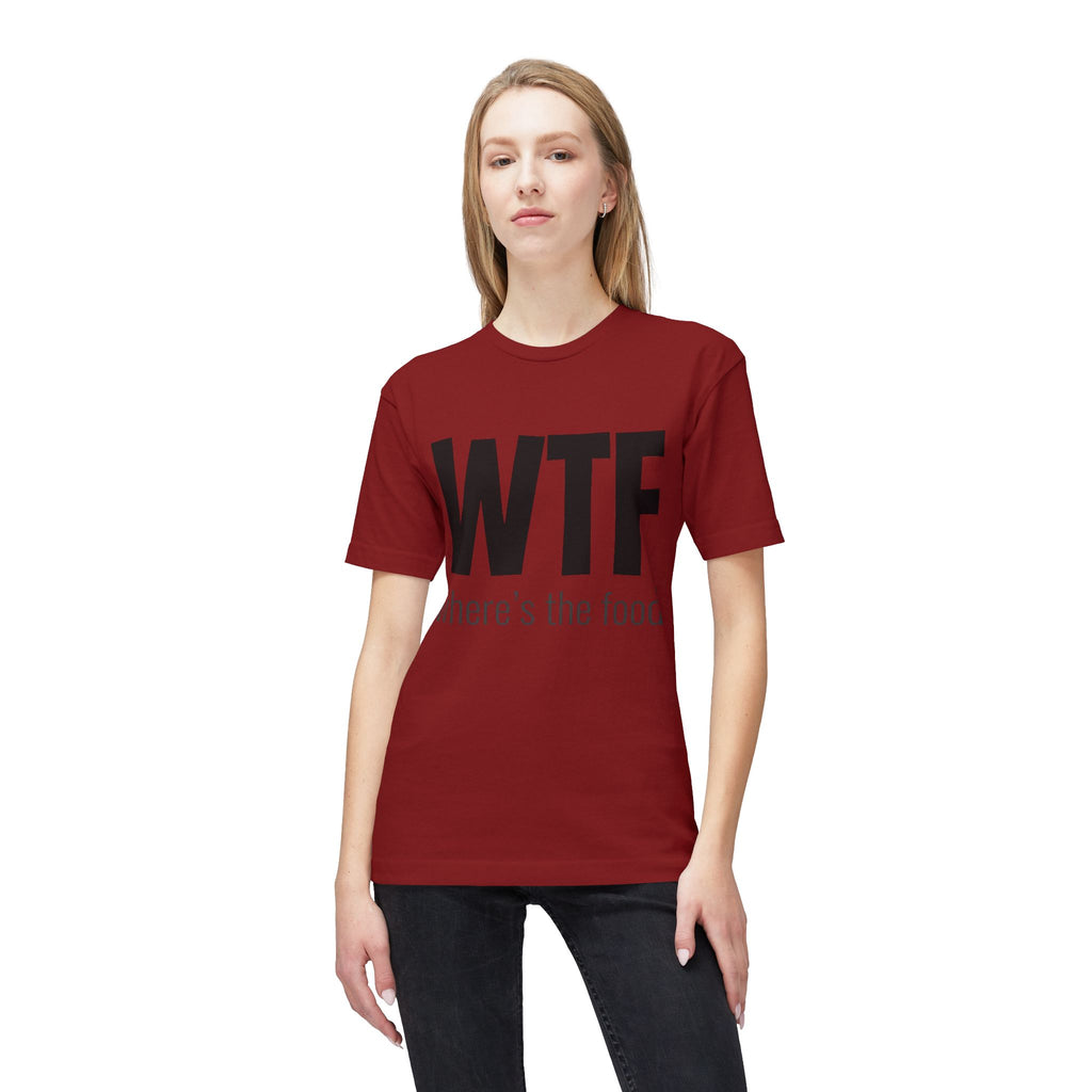 WTF "Where's the Food" Graphic T-Shirt — Funny Foodie Tee
