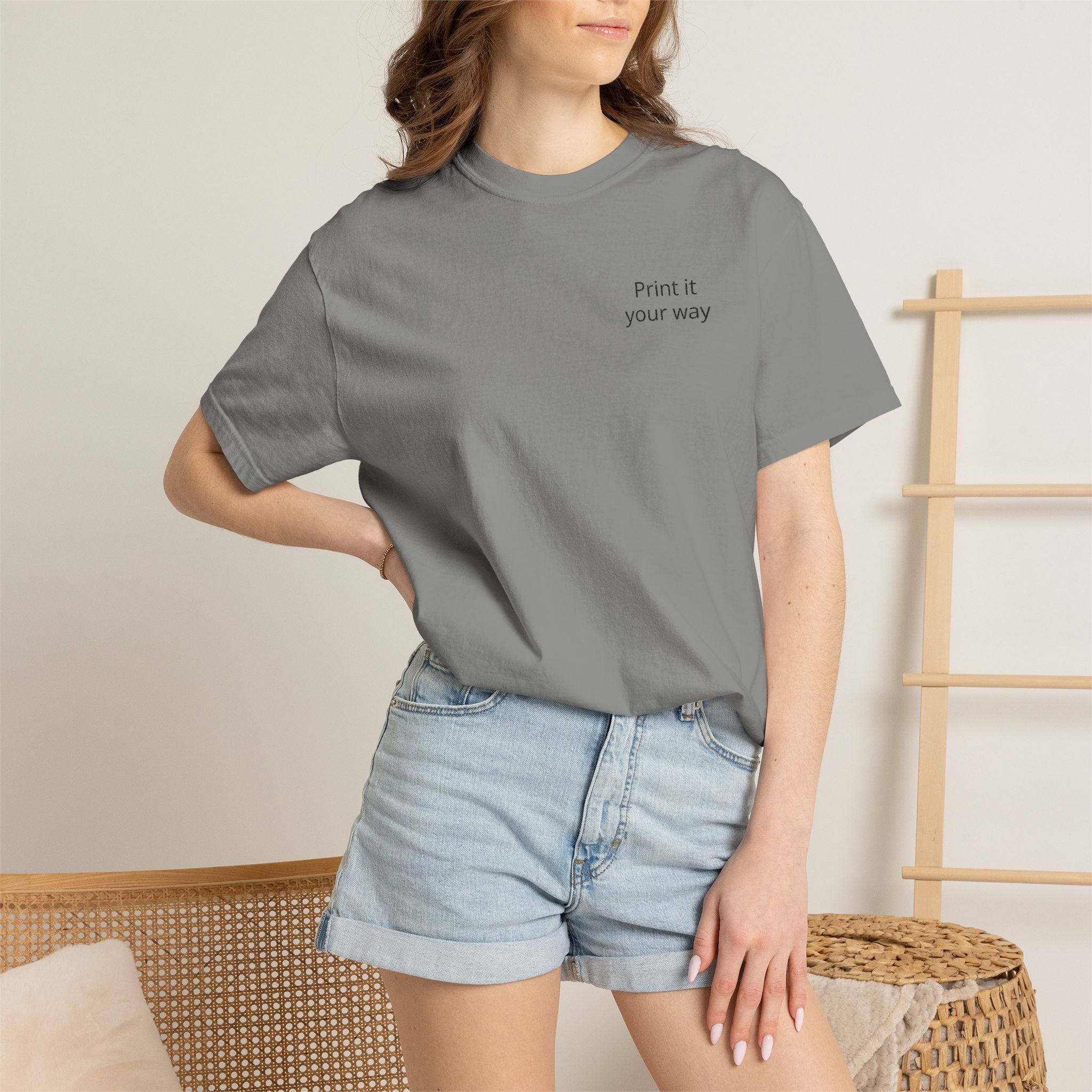 Minimalist "Print It Your Way" T-Shirt