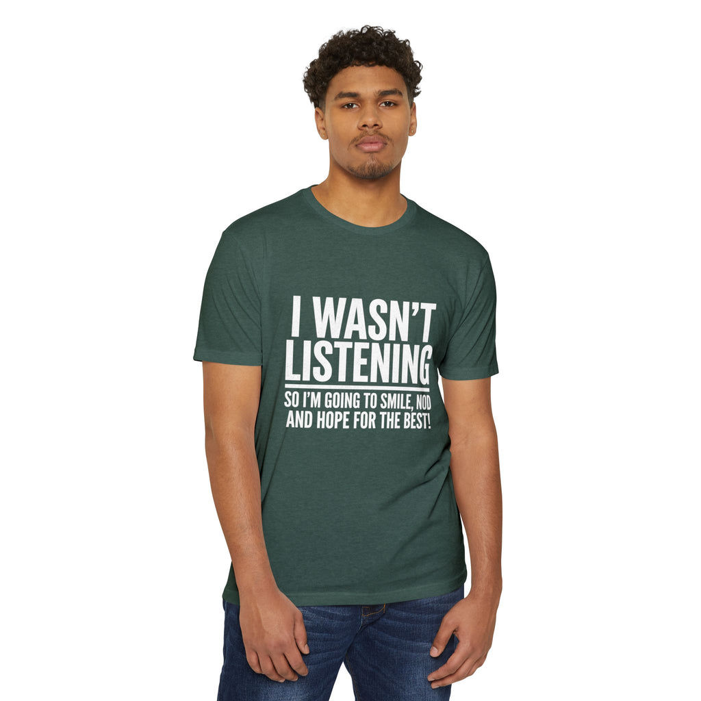 Graphic unisex soft cotton T‑Shirt — Funny Sarcastic Tee