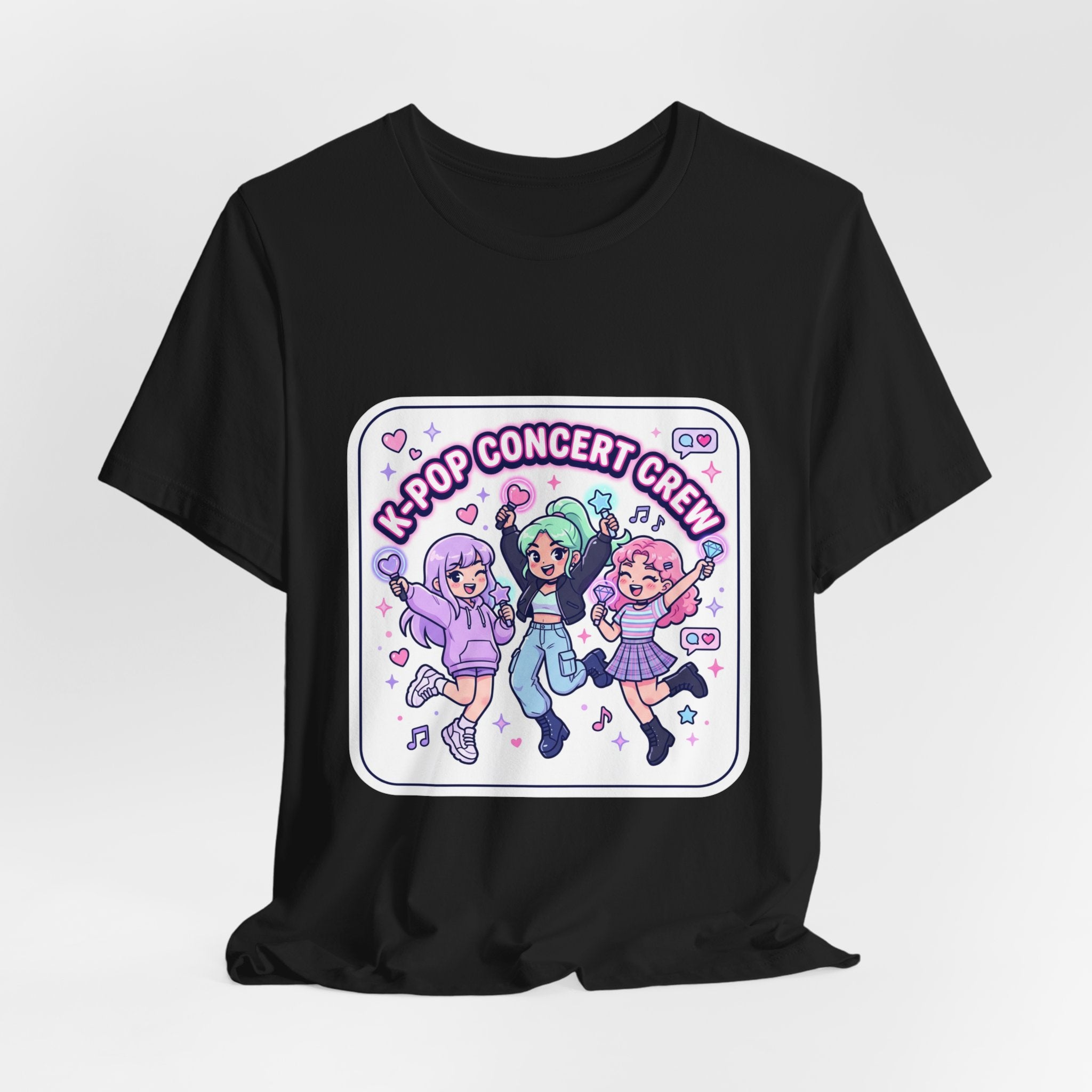 Unisex K-pop Concert Crew T-Shirt